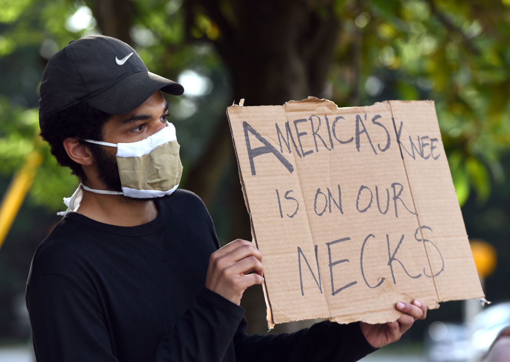 Public Safety Building protest